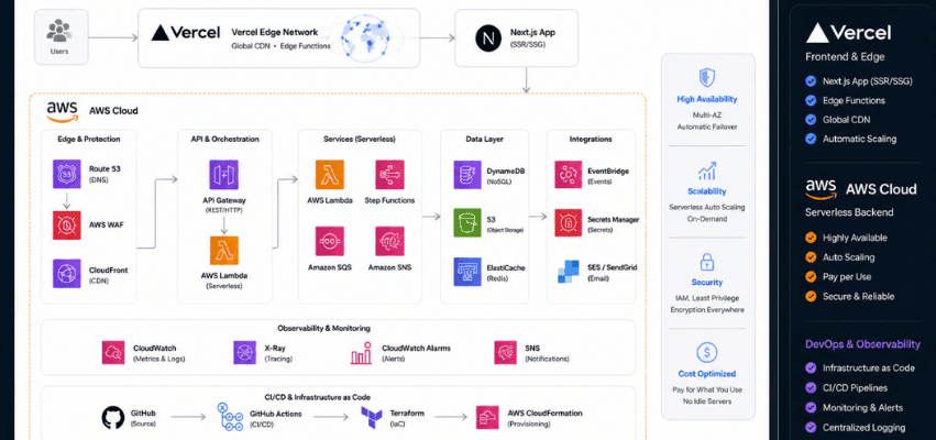 Cloud infrastructure and server systems