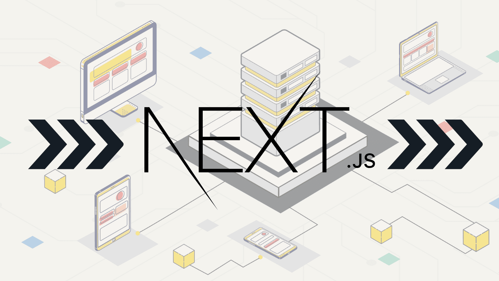 Server racks representing a scalable application architecture